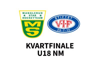 U18 kvartfinale mot Vålerenga i Manglerudhallen i dag 15.03 kl 20.00